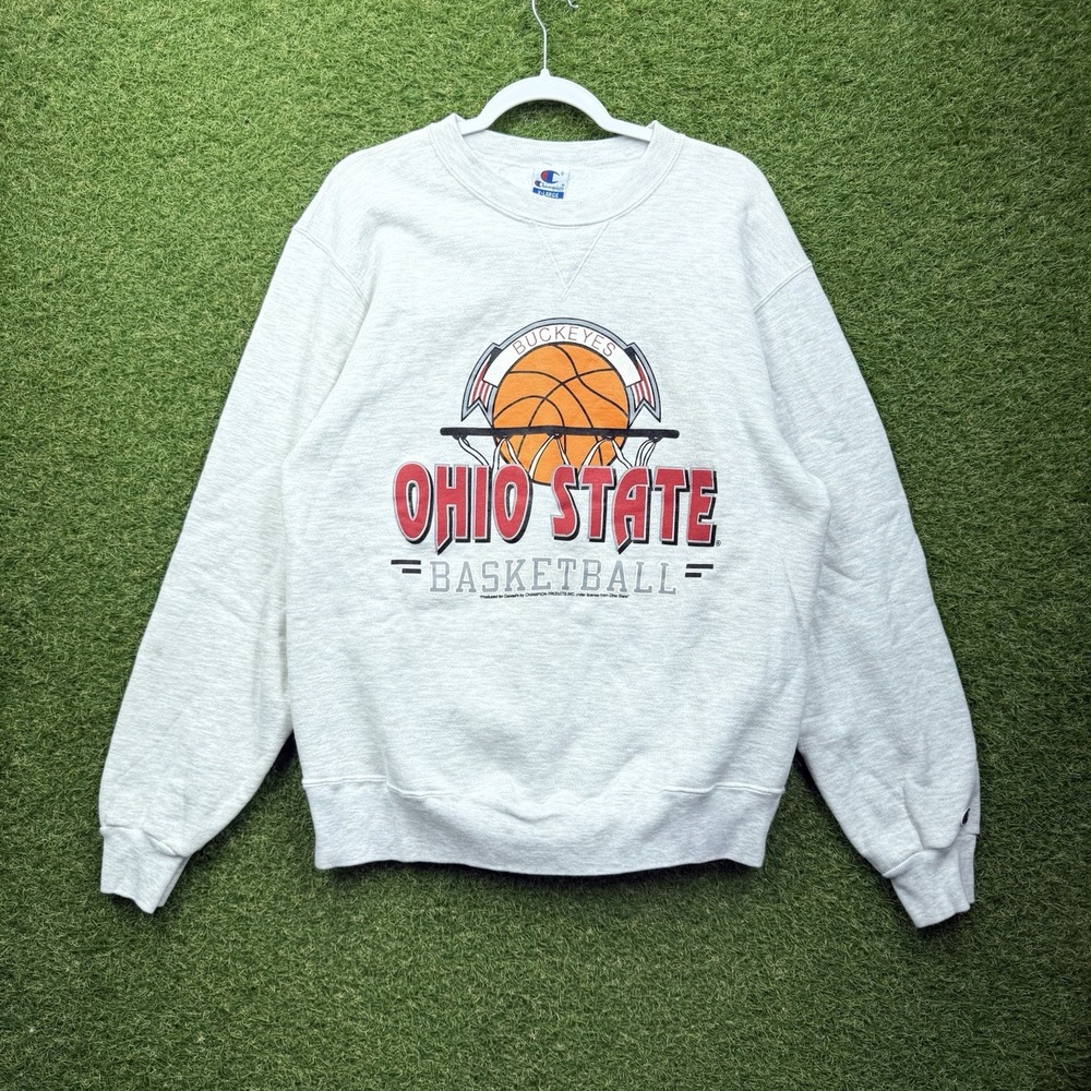 Vintage Champion Ohio State University Sweatshirt Mens XL Reverse Weave 1990s